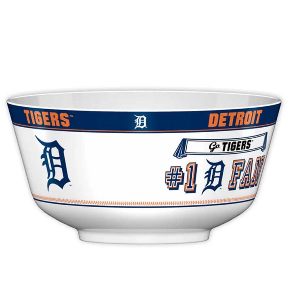 Detroit Tigers Party Bowl 2 Gallon Capacity - FDA Food Grade Approved